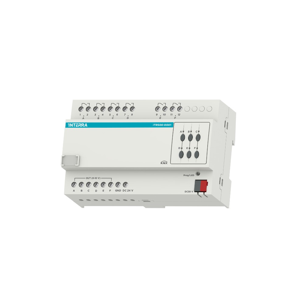 INTERRA KNX Ballast Controller – 6 Ch (0/1-10V DC)